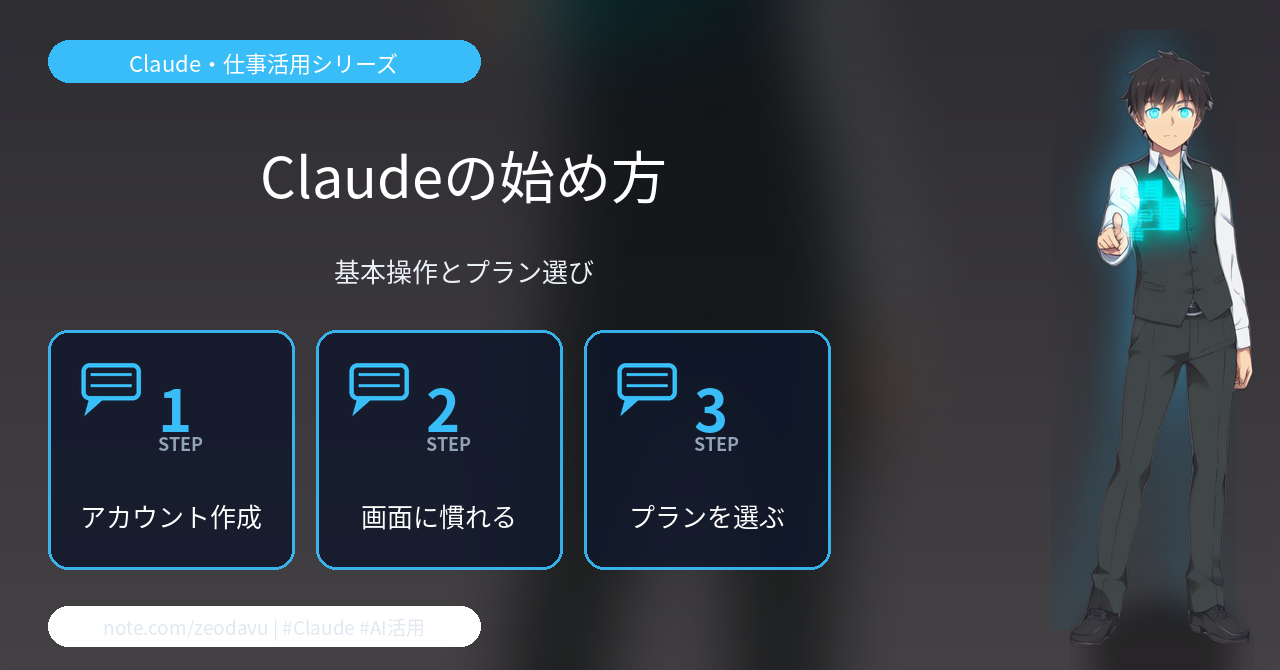 Claude入門:最初に知っておきたい基本の使い方とプラン選び